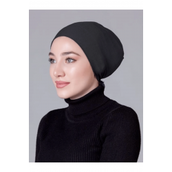 Koyu Gri Dikişsiz Kaymayan Bone