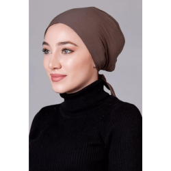 Kahve Dikişsiz Kaymayan Bone (Likralı) Kahve Dikişsiz Kaymayan Bone (Likralı)