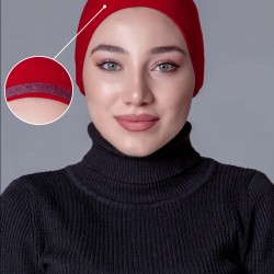 Bordo Dikişsiz Kaymayan Bone (Likralı) Bordo Dikişsiz Kaymayan Bone (Likralı)