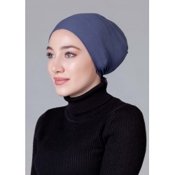 Koyu Gri Dikişsiz Kaymayan Bone (Likralı)