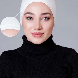 Krem Dikişsiz Kaymayan Bone (Likralı) Krem Dikişsiz Kaymayan Bone (Likralı)