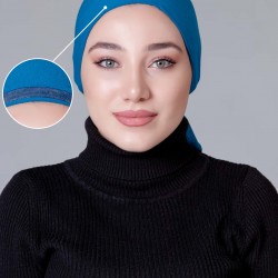 Mavi Dikişsiz Kaymayan Bone (Likralı) Mavi Dikişsiz Kaymayan Bone (Likralı)