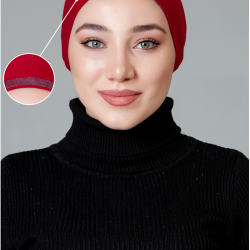 Bordo Dikişsiz Kaymayan Bone