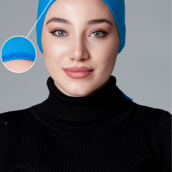 Mavi Dikişsiz Kaymayan Bone