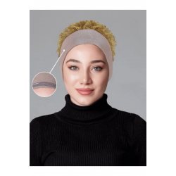 Vizon Fırfırlı Kaymayan Bone (Likralı)