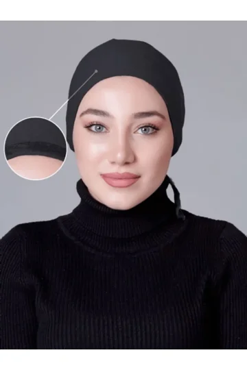 Koyu Gri Dikişsiz Kaymayan Bone küçük görüntüsü