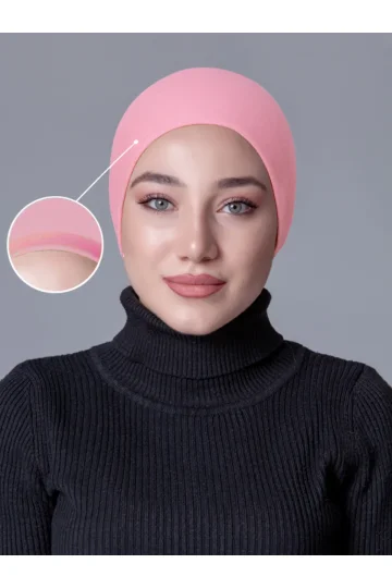 Pembe Likralı Kaymayan Bone