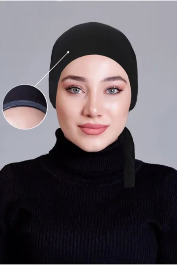 Siyah Tülbent Kaymayan (KAYMAZ) Bone