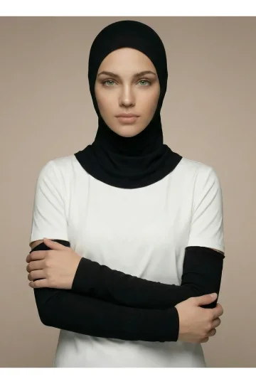 Tesettür Siyah Kolluk